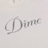 Dime Cursive Hoodie Sweat A Capuche - Cement - Streetart.fr